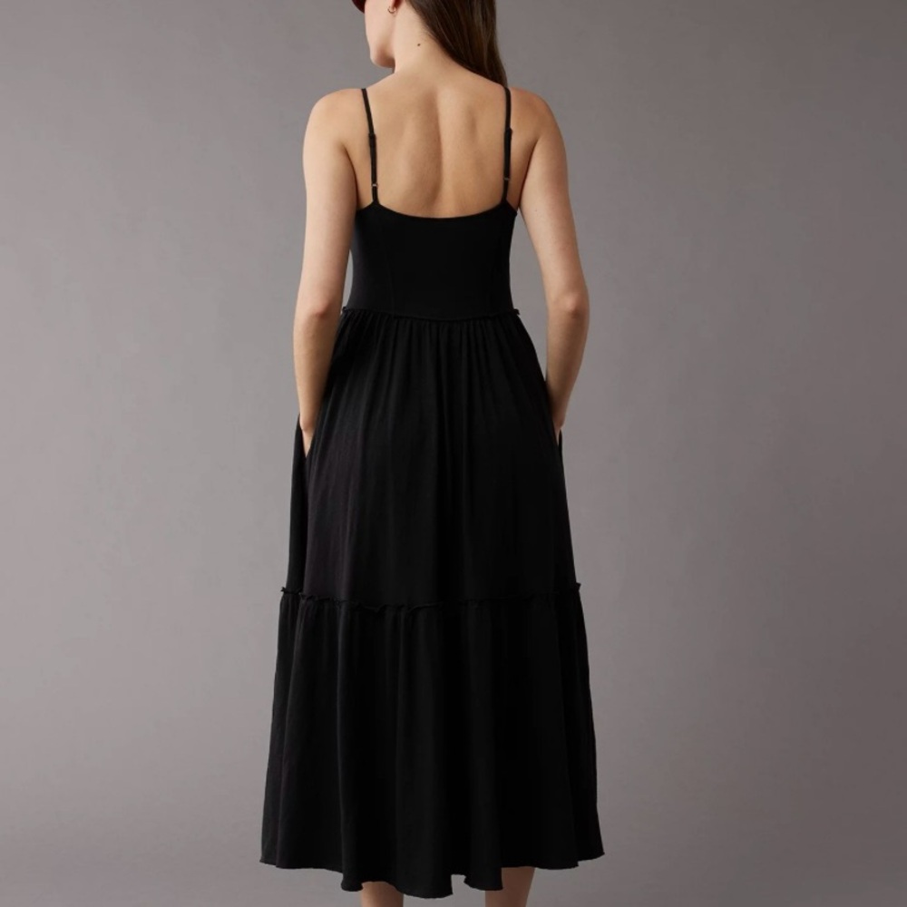 American Eagle V-neck midi dress XXS